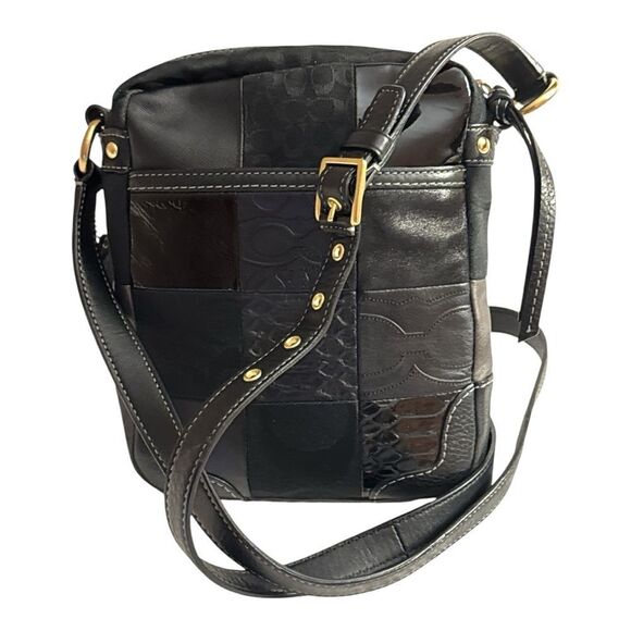 Coach Rare Hampton 12485 Limited Edition Patchwork Crossbody Travelbag - Picture 1 of 10
